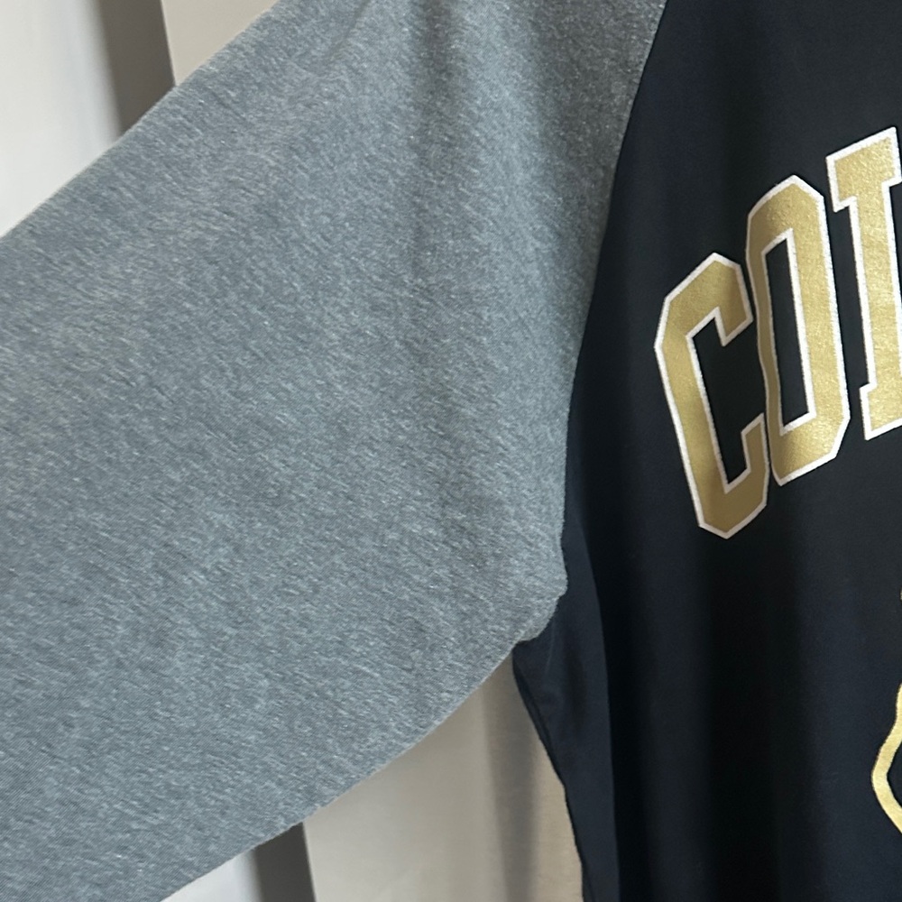 CU Colorado Boulder Ralphie  T-shirt Black and Gray - Picture 3 of 4